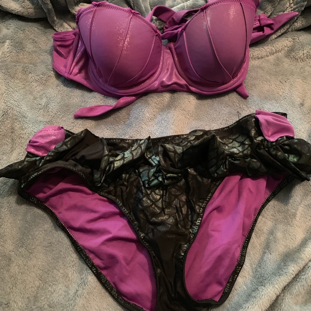 Mermaid bikini holographic